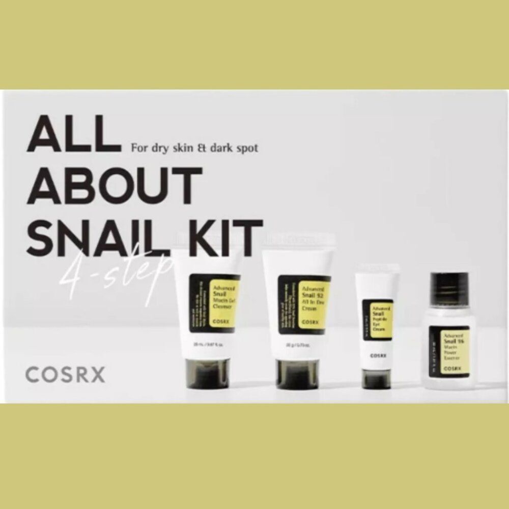 NIB - COSRX All About Snail Skincare Kit - 4pc